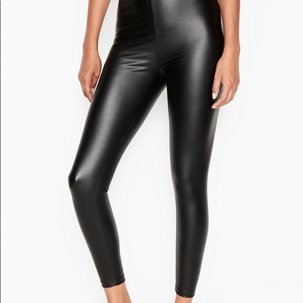 NWT VS Faux Leather leggings